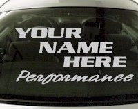 Custom557 Custom YOURNAMEHERE Performance Decal