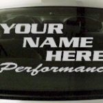 Custom558 Custom YOURNAMEHERE Performance Decal
