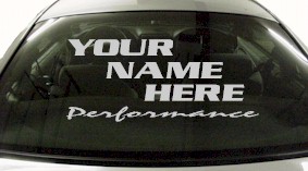 Custom559 Custom YOURNAMEHERE Performance Decal