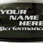 Custom562 Custom YOURNAMEHERE Performance Decal