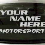 Custom570 Custom YOURNAMEHERE Motorsports Decal