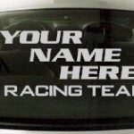 Custom581 Custom YOURNAMEHERE Racing Team Decal