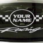 Custom601 Custom YOURNAMEHERE Racing Decal