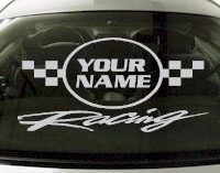 Custom601 Custom YOURNAMEHERE Racing Decal 