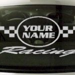 Custom602 Custom YOURNAMEHERE Racing Decal