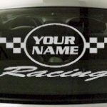 Custom602 Custom YOURNAMEHERE Racing Decal