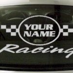 Custom603 Custom YOURNAMEHERE Racing Decal