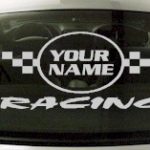 Custom604 Custom YOURNAMEHERE Racing Decal
