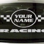 Custom606 Custom YOURNAMEHERE Racing Decal