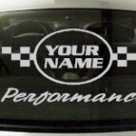 Custom607 Custom YOURNAMEHERE Performance Decal