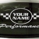 Custom608 Custom YOURNAMEHERE Performance Decal