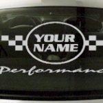 Custom609 Custom YOURNAMEHERE Performance Decal