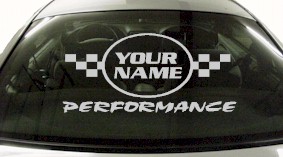 Custom610 Custom YOURNAMEHERE Performance Decal