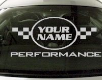 Custom611 Custom YOURNAMEHERE Performance Decal 