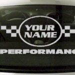Custom612 Custom YOURNAMEHERE Performance Decal