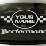 Custom613 Custom YOURNAMEHERE Performance Decal