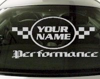 Custom613 Custom YOURNAMEHERE Performance Decal 