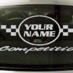 Custom614 Custom YOURNAMEHERE Competition Decal