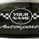 Custom617 Custom YOURNAMEHERE Autosports Decal