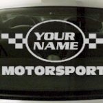 Custom623 Custom YOURNAMEHERE Motorsports Decal