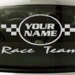 Custom625 Custom YOURNAMEHERE Race Team Decal