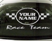 Custom625 Custom YOURNAMEHERE Race Team Decal 
