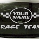 Custom626 Custom YOURNAMEHERE Race Team Decal