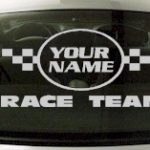 Custom628 Custom YOURNAMEHERE Race Team Decal