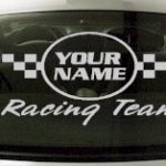 Custom630 Custom YOURNAMEHERE Racing Team Decal