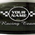 Custom631 Custom YOURNAMEHERE Racing Team Decal