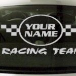 Custom632 Custom YOURNAMEHERE Racing Team Decal