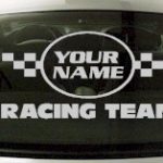 Custom634 Custom YOURNAMEHERE Racing Team Decal