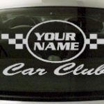 Custom636 Custom YOURNAMEHERE Car Club Decal