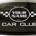 Custom638 Custom YOURNAMEHERE Car Club Decal