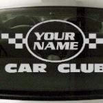 Custom639 Custom YOURNAMEHERE Car Club Decal