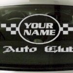 Custom646 Custom YOURNAMEHERE Auto Club Decal