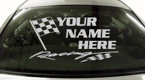 Custom650 Custom YOURNAMEHERE Racing Decal