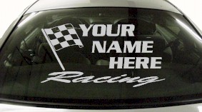 Custom652 Custom YOURNAMEHERE Racing Decal