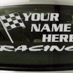 Custom654 Custom YOURNAMEHERE Racing Decal