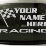 Custom655 Custom YOURNAMEHERE Racing Decal