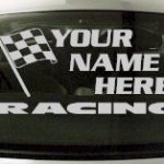 Custom656 Custom YOURNAMEHERE Racing Decal