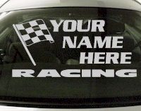 Custom656 Custom YOURNAMEHERE Racing Decal 