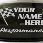 Custom657 Custom YOURNAMEHERE Performance Decal