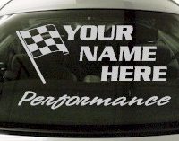 Custom657 Custom YOURNAMEHERE Performance Decal 