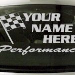 Custom658 Custom YOURNAMEHERE Performance Decal