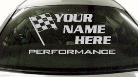 Custom661 Custom YOURNAMEHERE Performance Decal