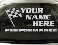 Custom662 Custom YOURNAMEHERE Performance Decal 