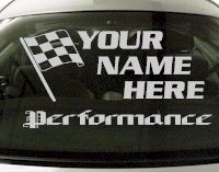 Custom663 Custom YOURNAMEHERE Performance Decal 