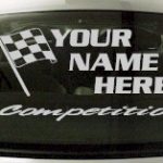 Custom664 Custom YOURNAMEHERE Competition Decal