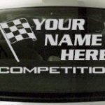 Custom666 Custom YOURNAMEHERE Competition Decal